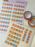 cake washi sticker sheet