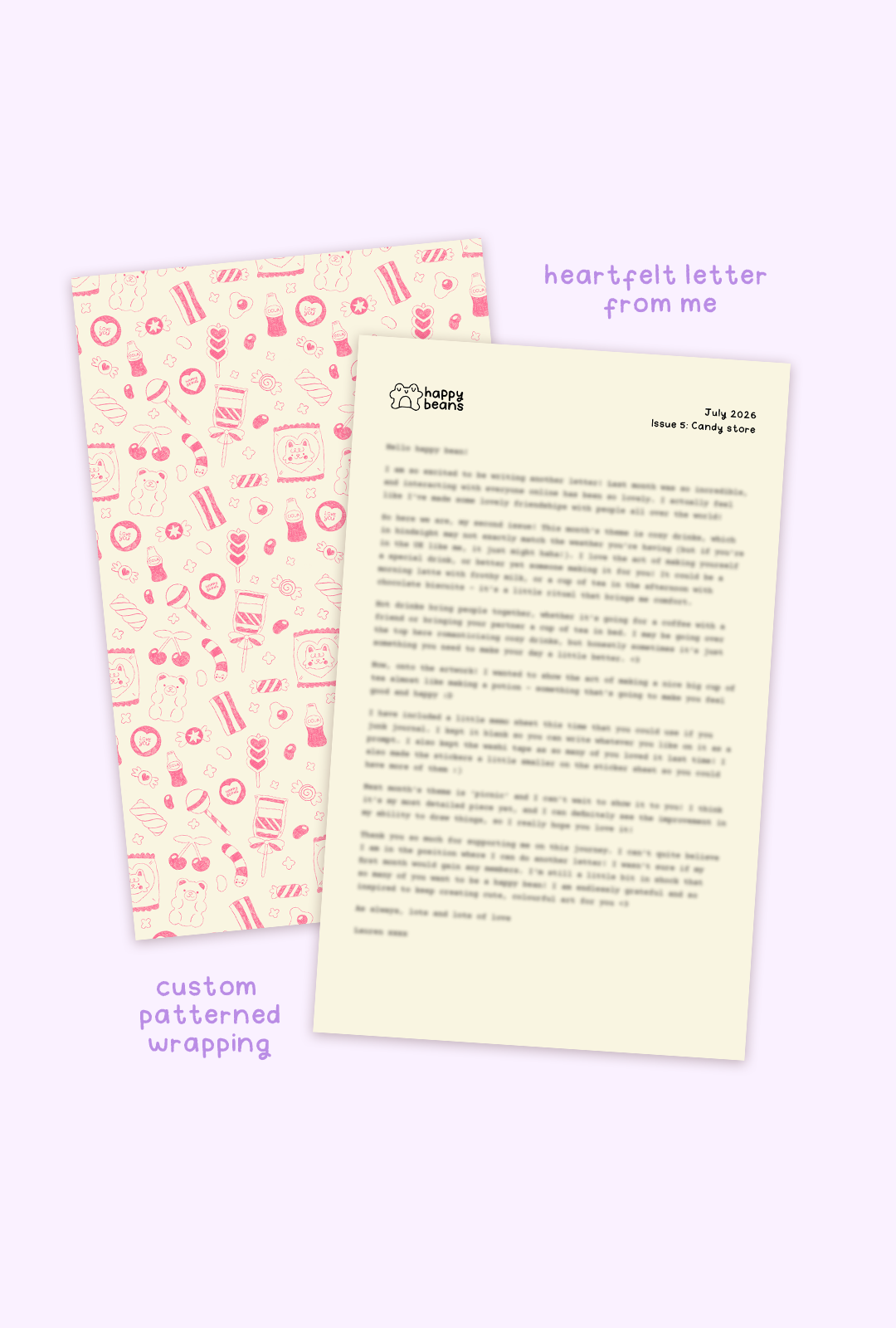 happy beans mail club 💌