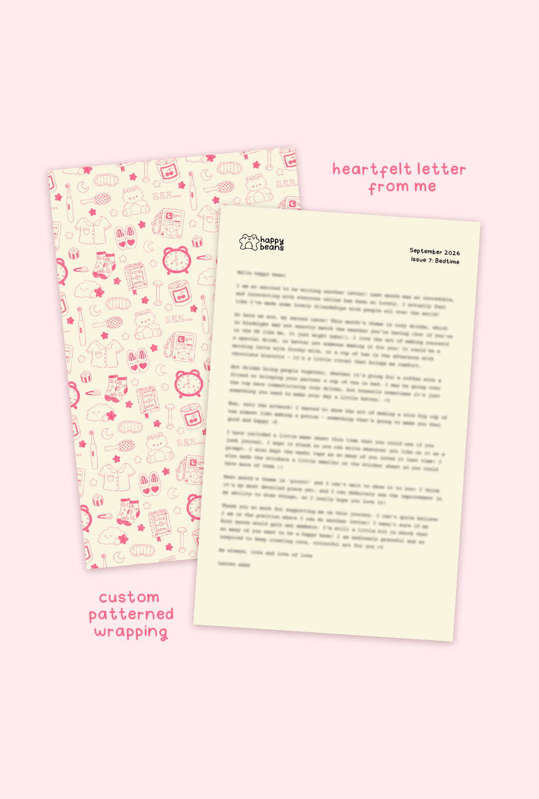 happy beans mail club 💌