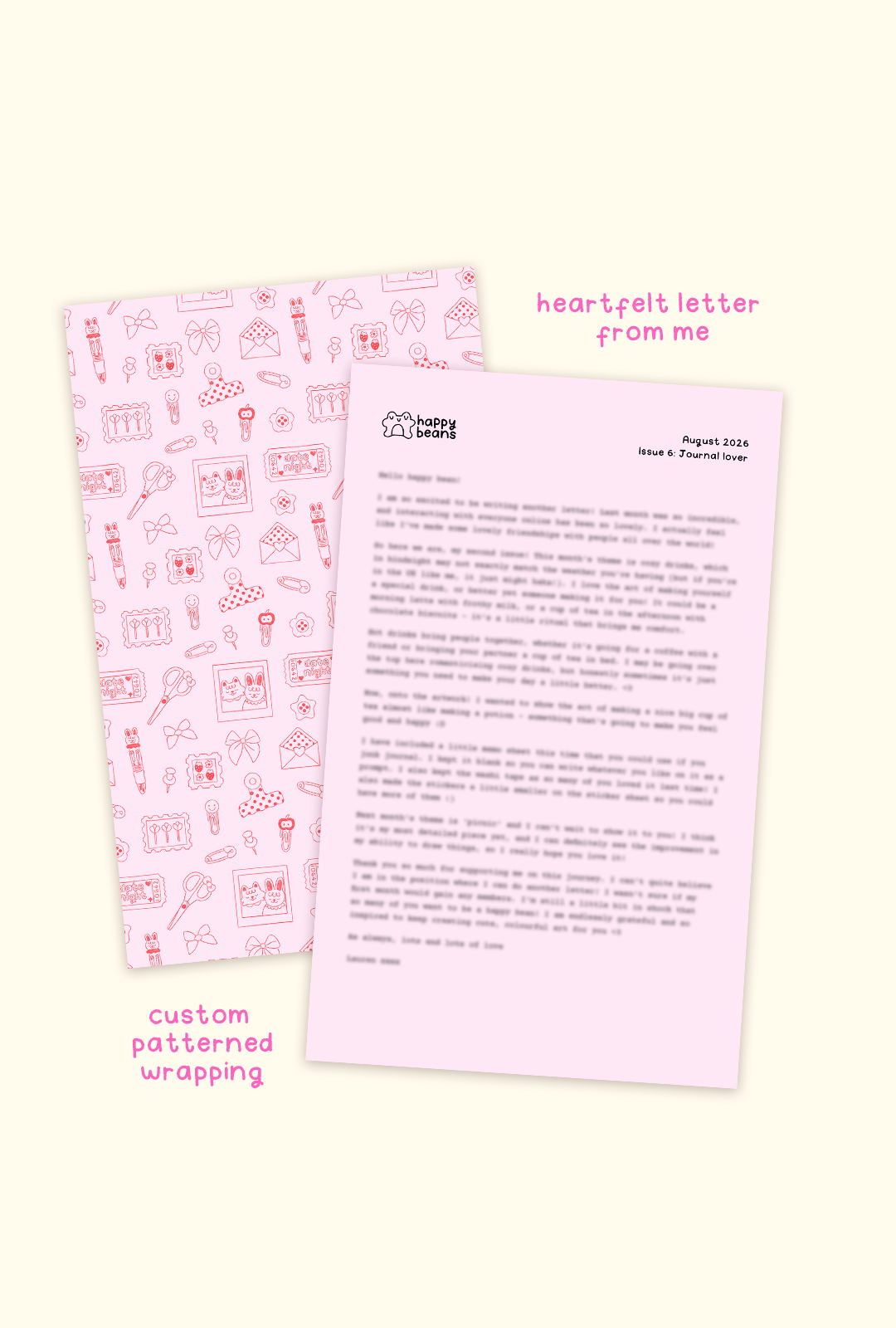 happy beans mail club 💌