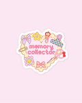 memory collector die cut sticker